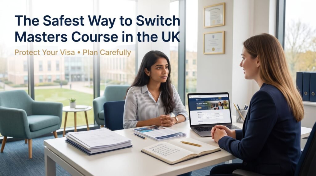 What Is The Safest Way To Switch Masters Course in UK
